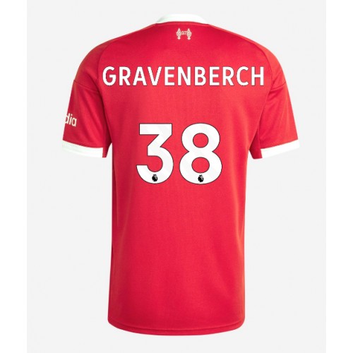 Liverpool Ryan Gravenberch #38 Hemmatröja 2025-26 Kortärmad Liverpool Ryan Gravenberch #38 Hemmatröja 2025-26 Kortärmad